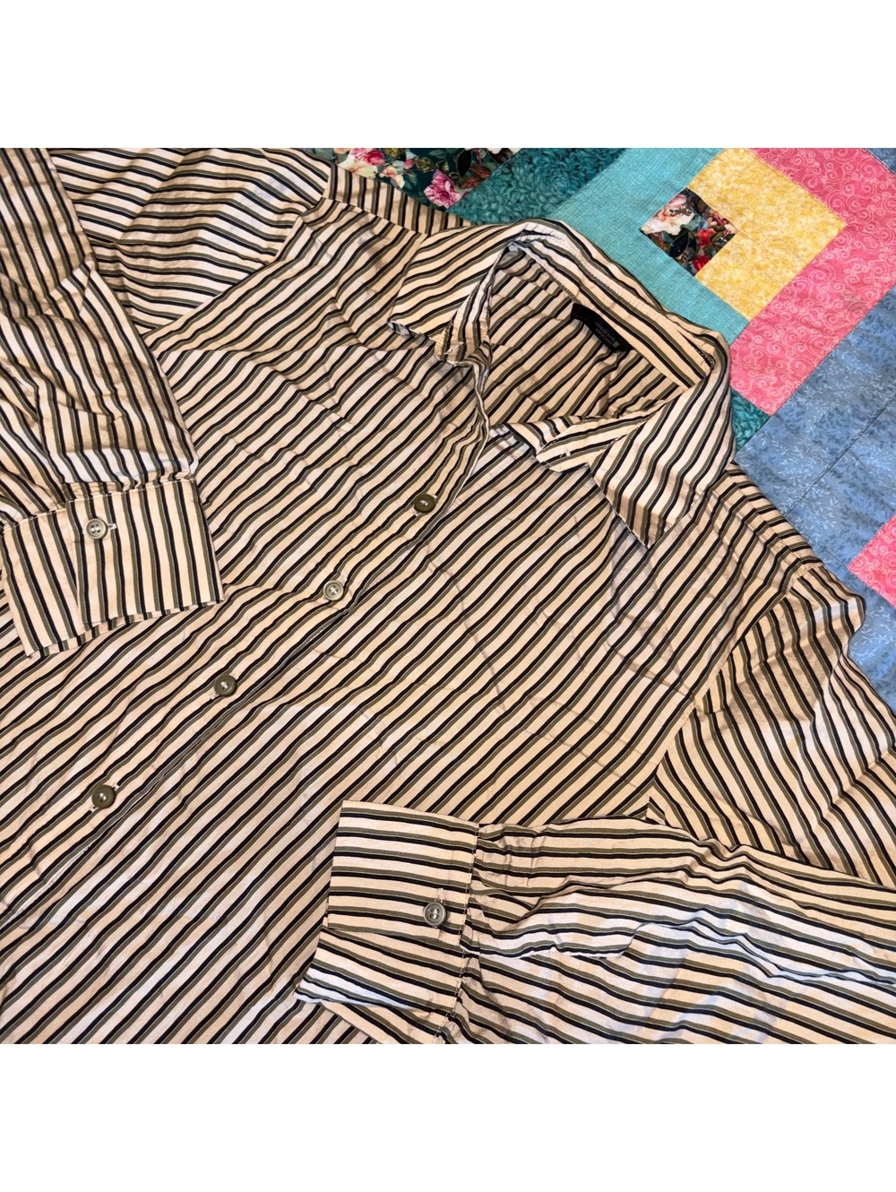 ZARA Striped $45 Woman’s XS Dress or Casual Button-Up Shirt Flow XS